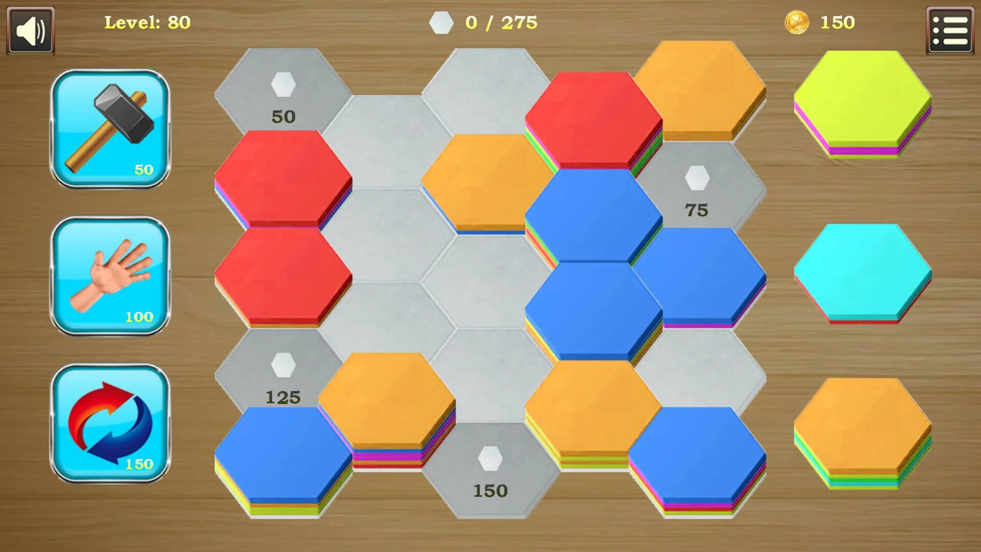 Изображение игры: Sort Hexa Tiles