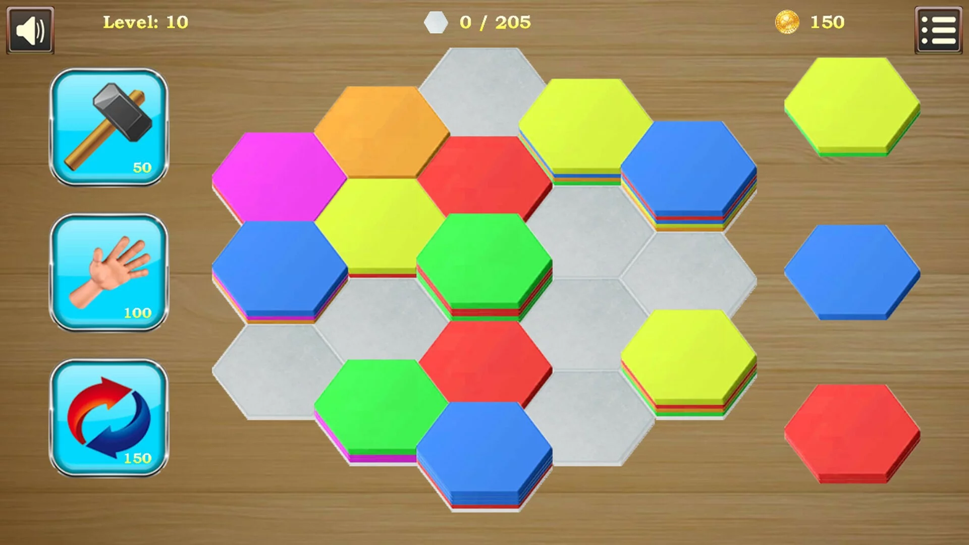 Изображение игры: Sort Hexa Tiles