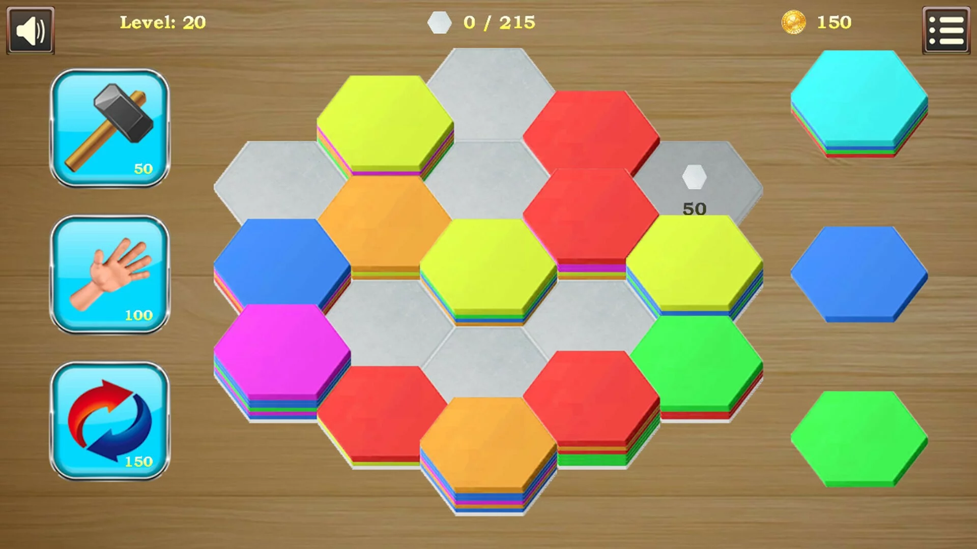 Изображение игры: Sort Hexa Tiles