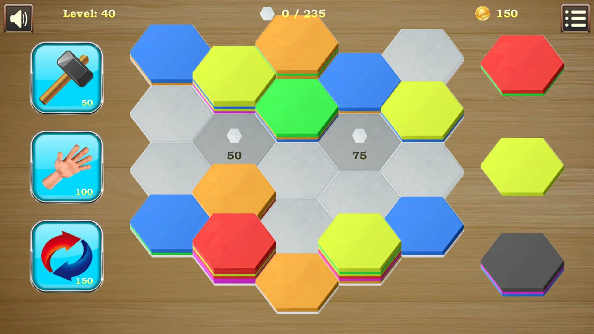 Изображение игры: Sort Hexa Tiles