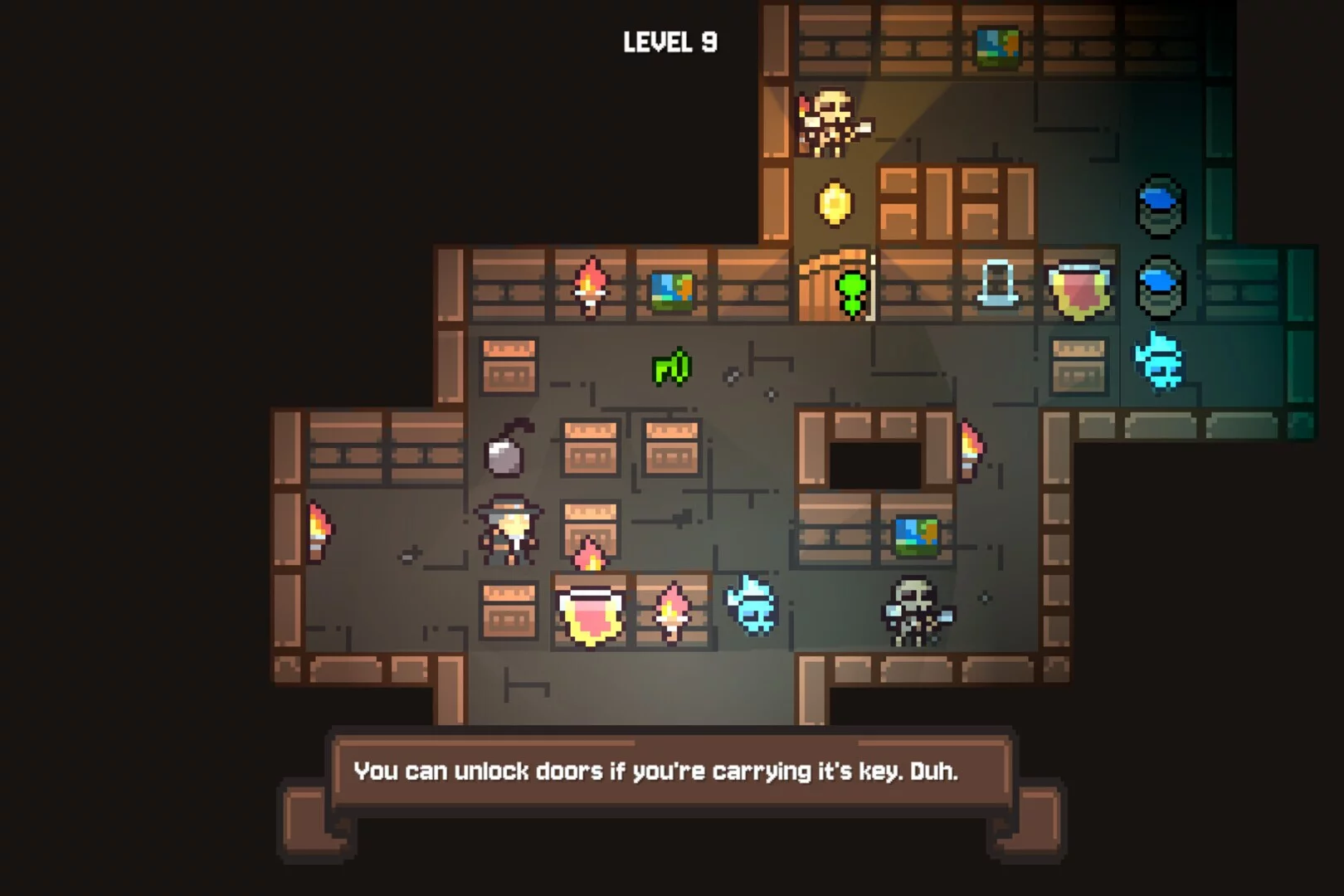Изображение игры: Pixel Dungeons