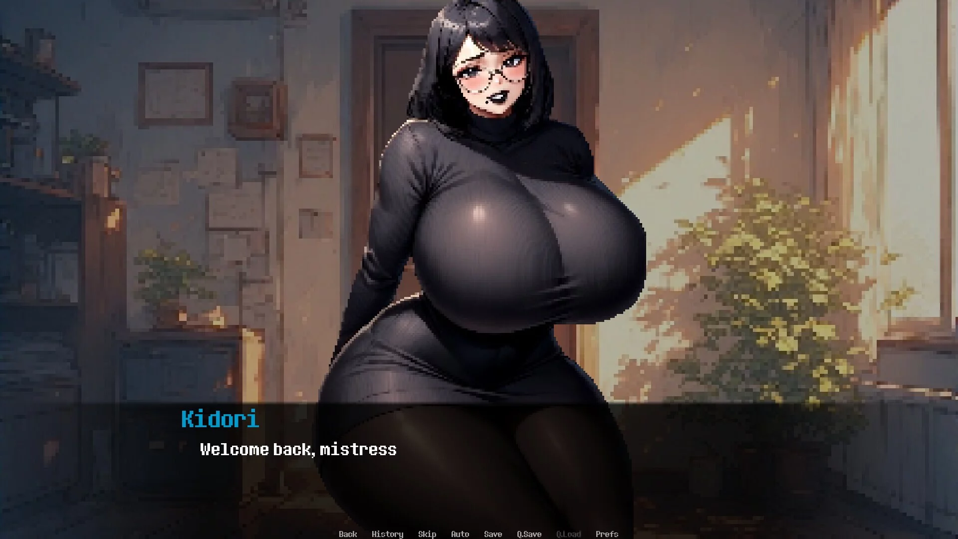 Изображение игры: Simping for My Hot Goth Girlfriend