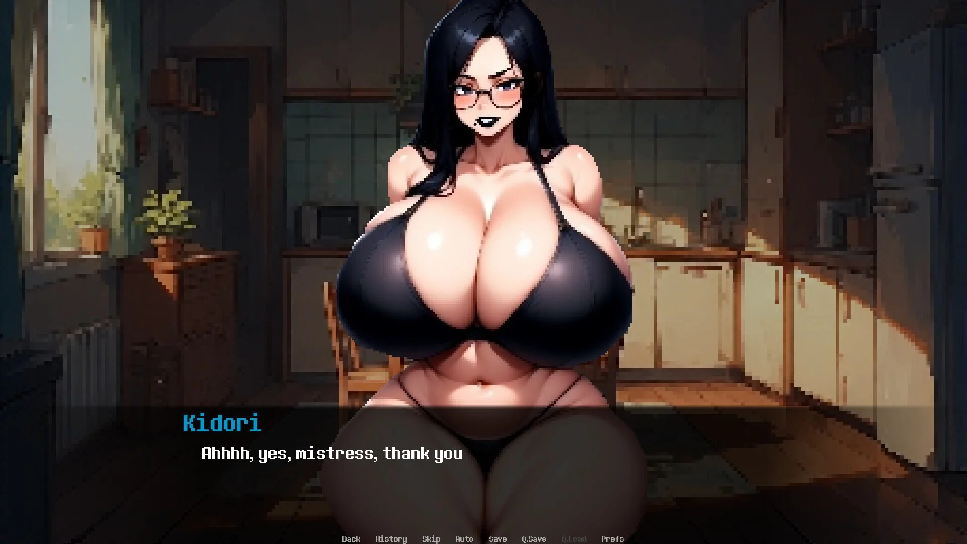 Изображение игры: Simping for My Hot Goth Girlfriend