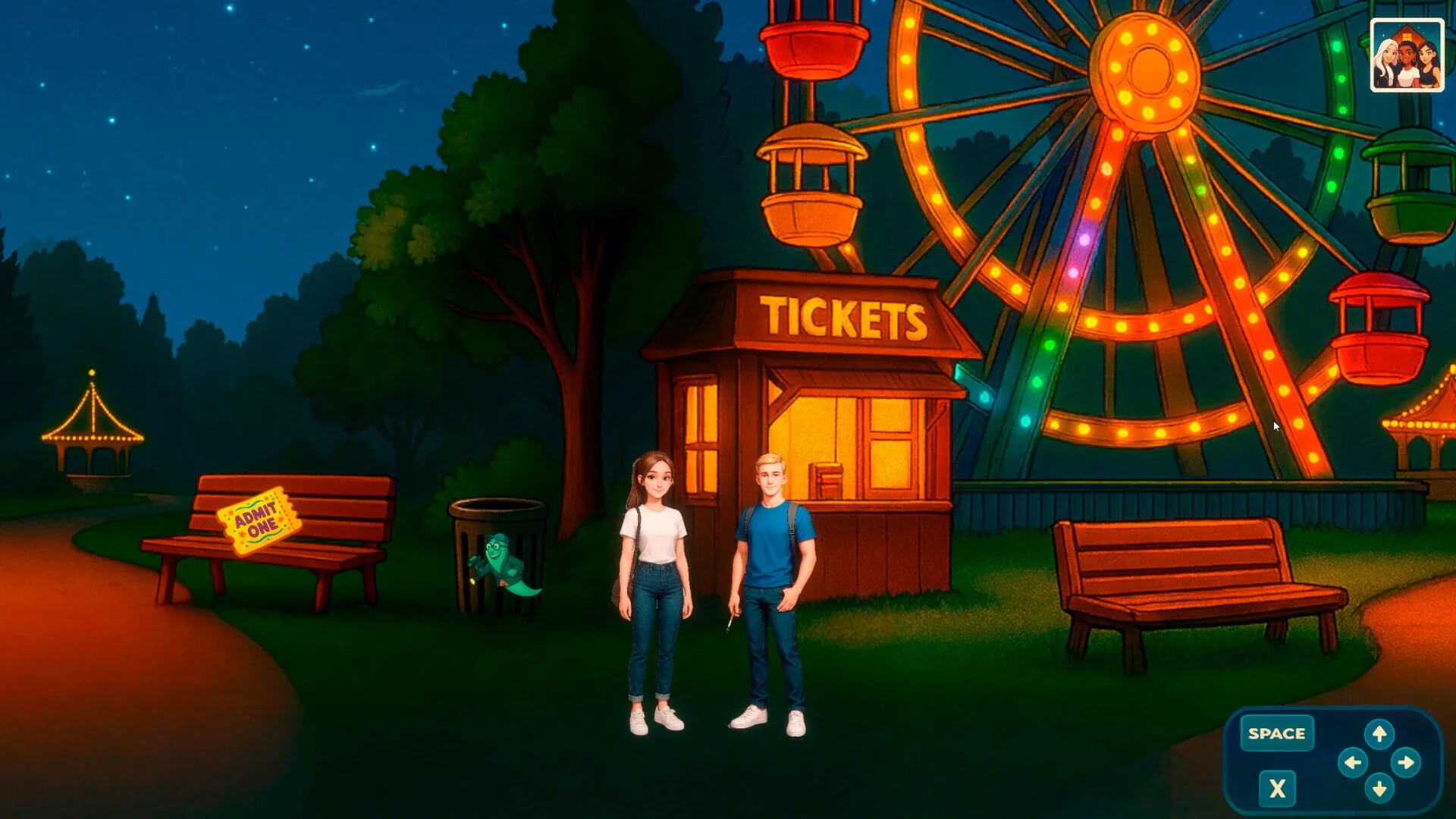 Изображение игры: Park of Hidden Desires