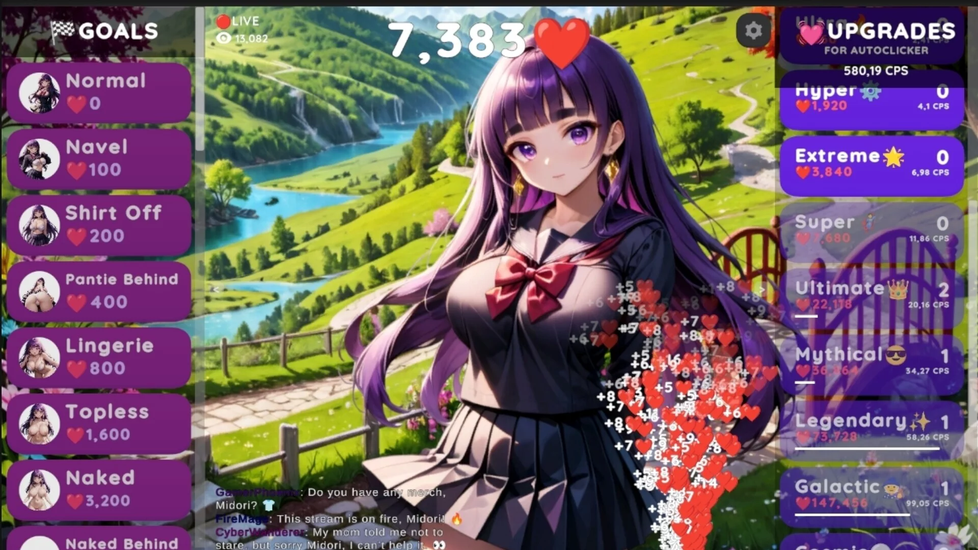 Изображение игры: Hentai Clicker: Midori is streaming