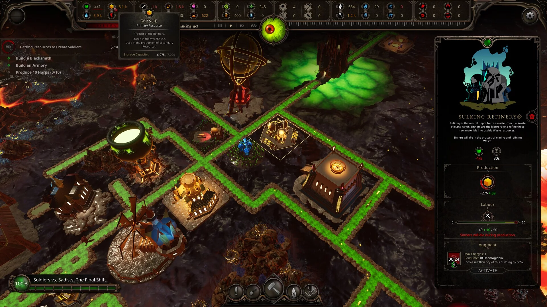 Изображение игры: The HELL Prologue: City Builder of the Dead