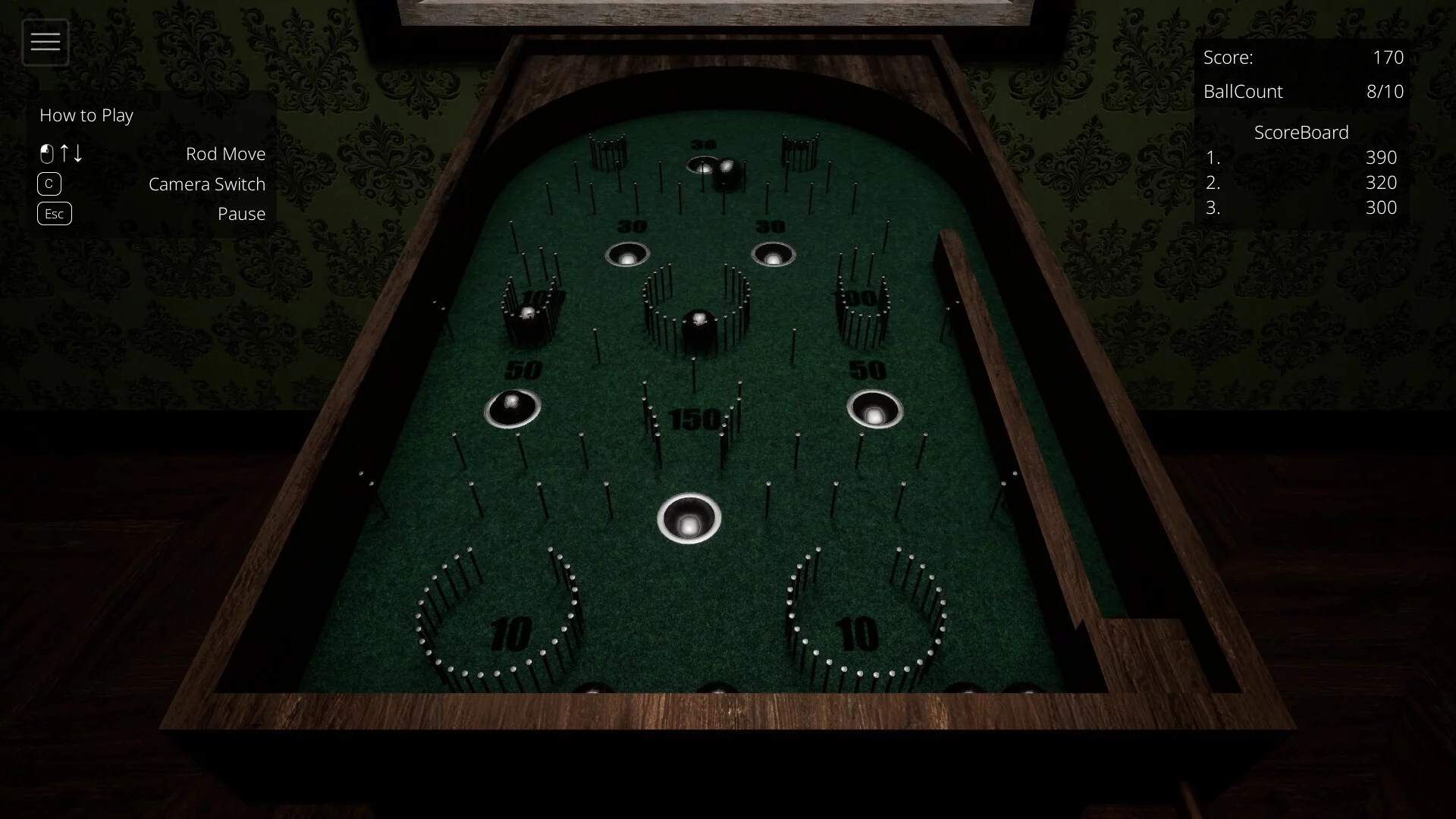 Изображение игры: Vintage Pinball