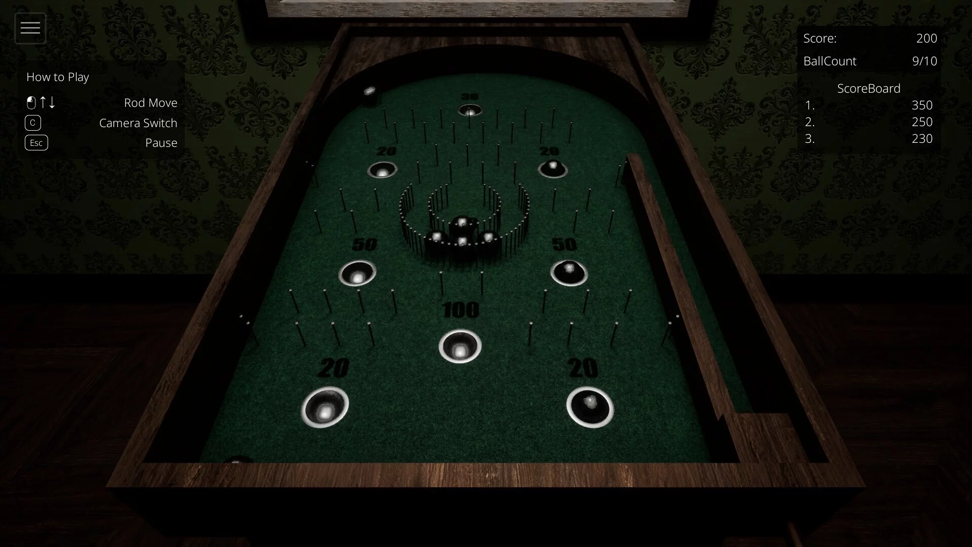 Изображение игры: Vintage Pinball