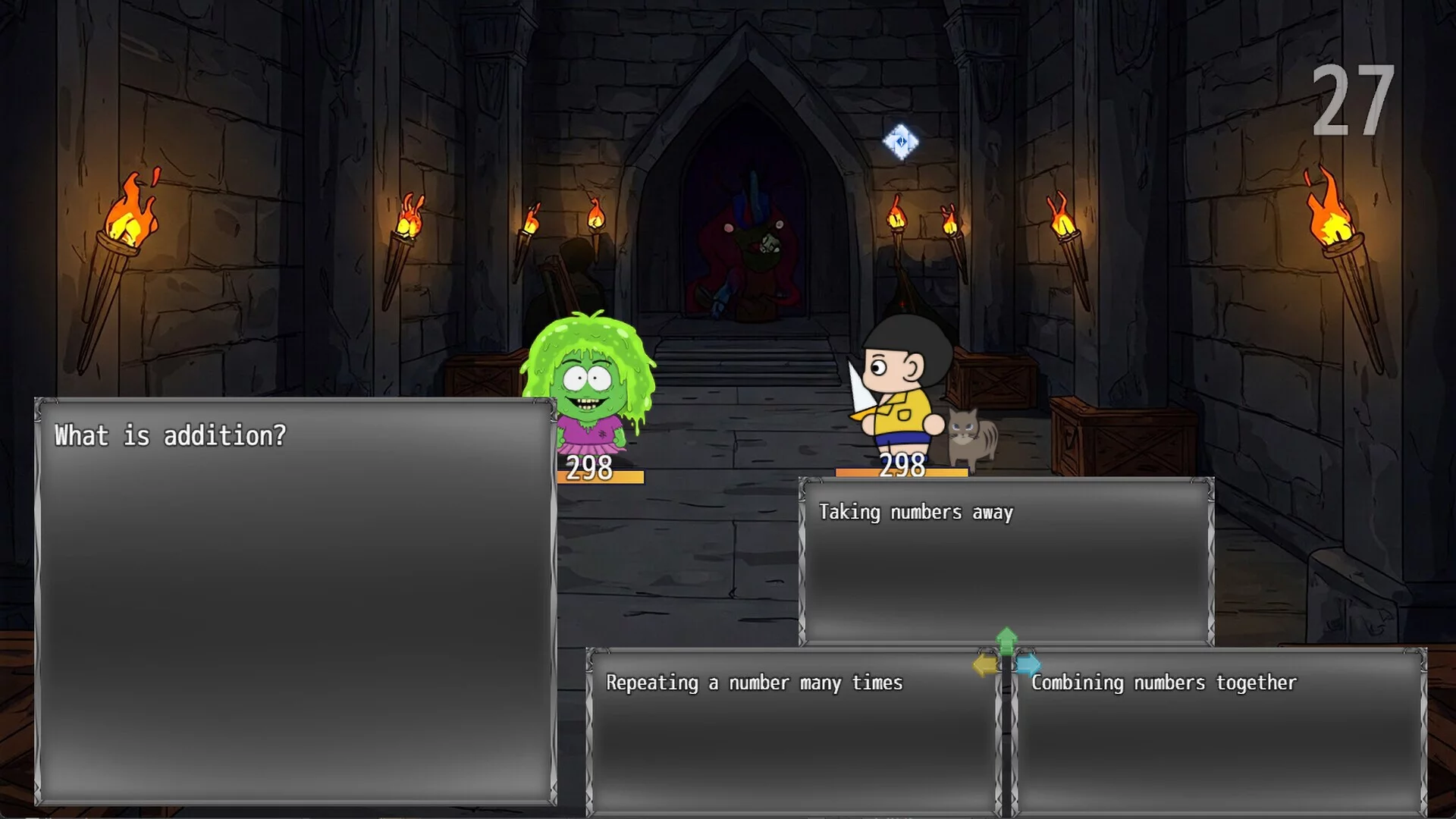 Изображение игры: Quiz Kingdom: Elementary Math Kids RPG