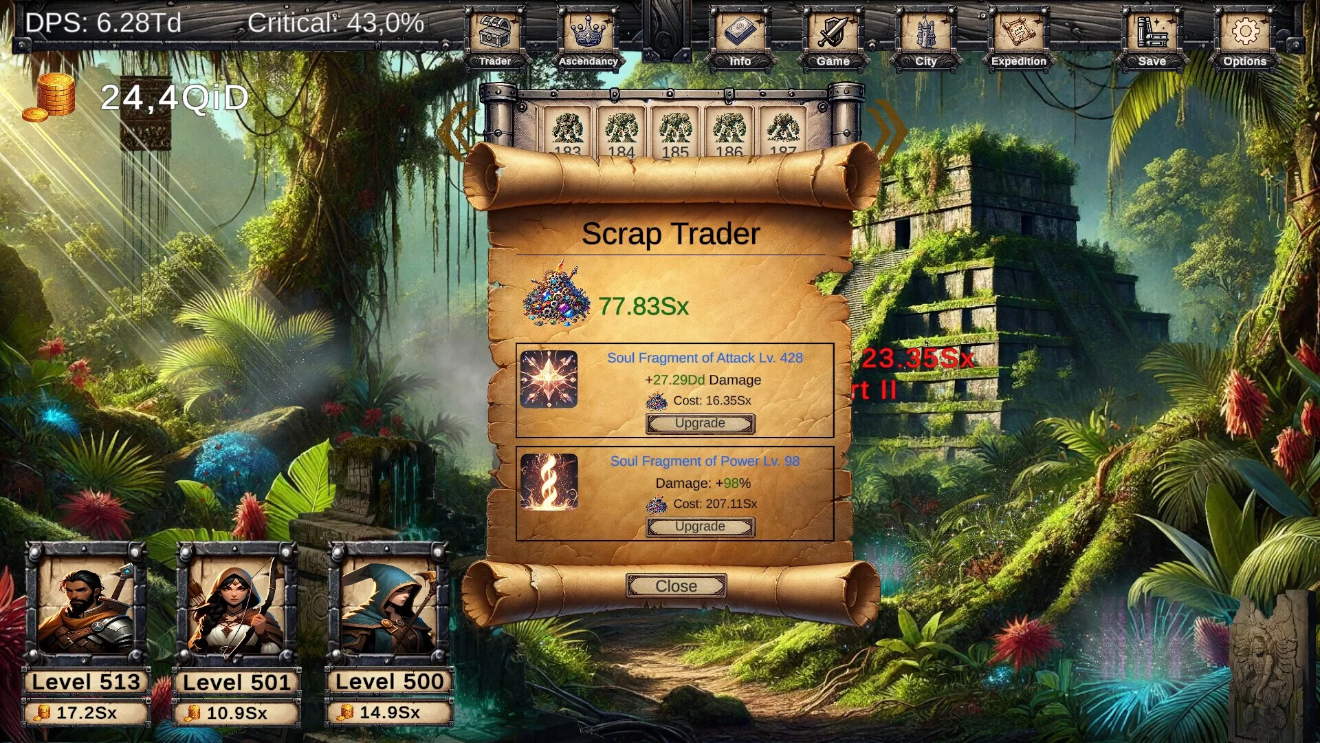 Изображение игры: Fantasy Clicker