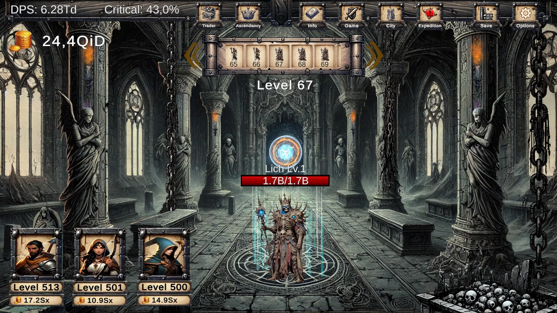 Изображение игры: Fantasy Clicker