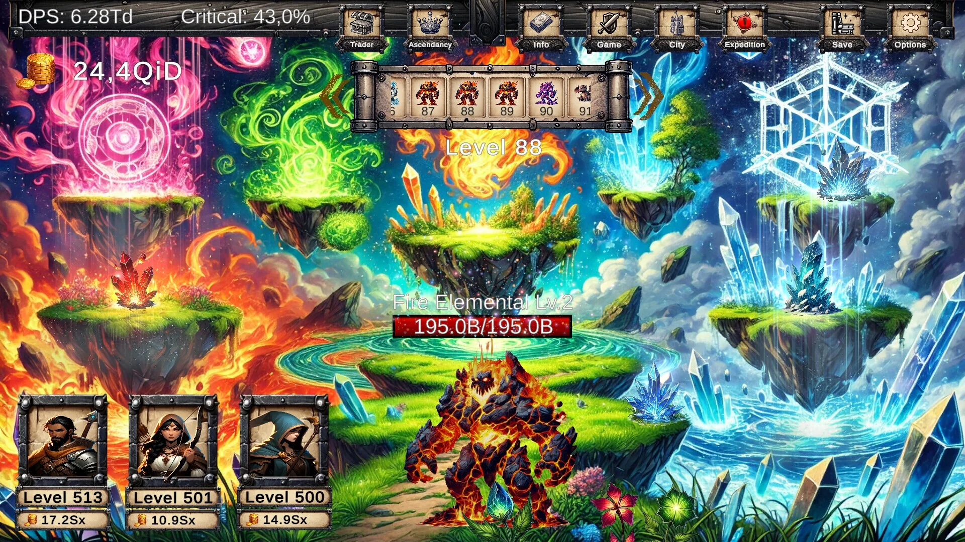Изображение игры: Fantasy Clicker