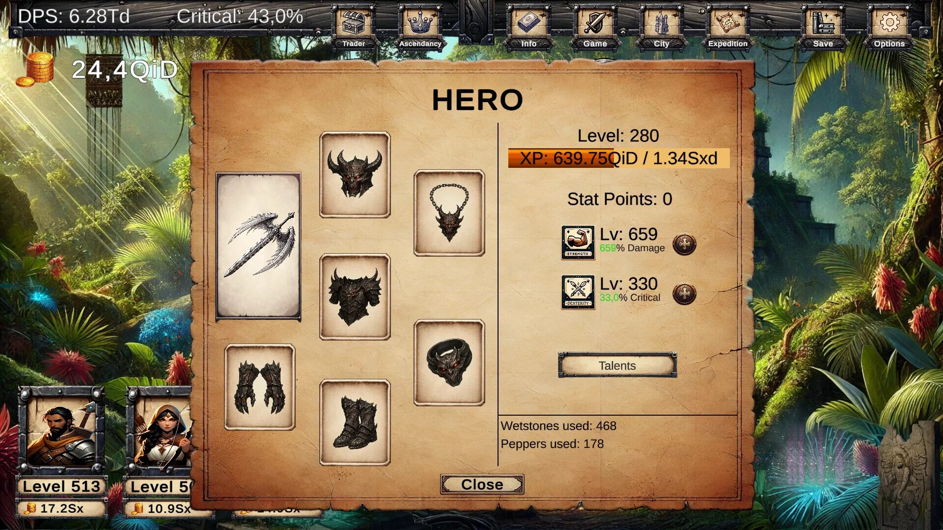 Изображение игры: Fantasy Clicker
