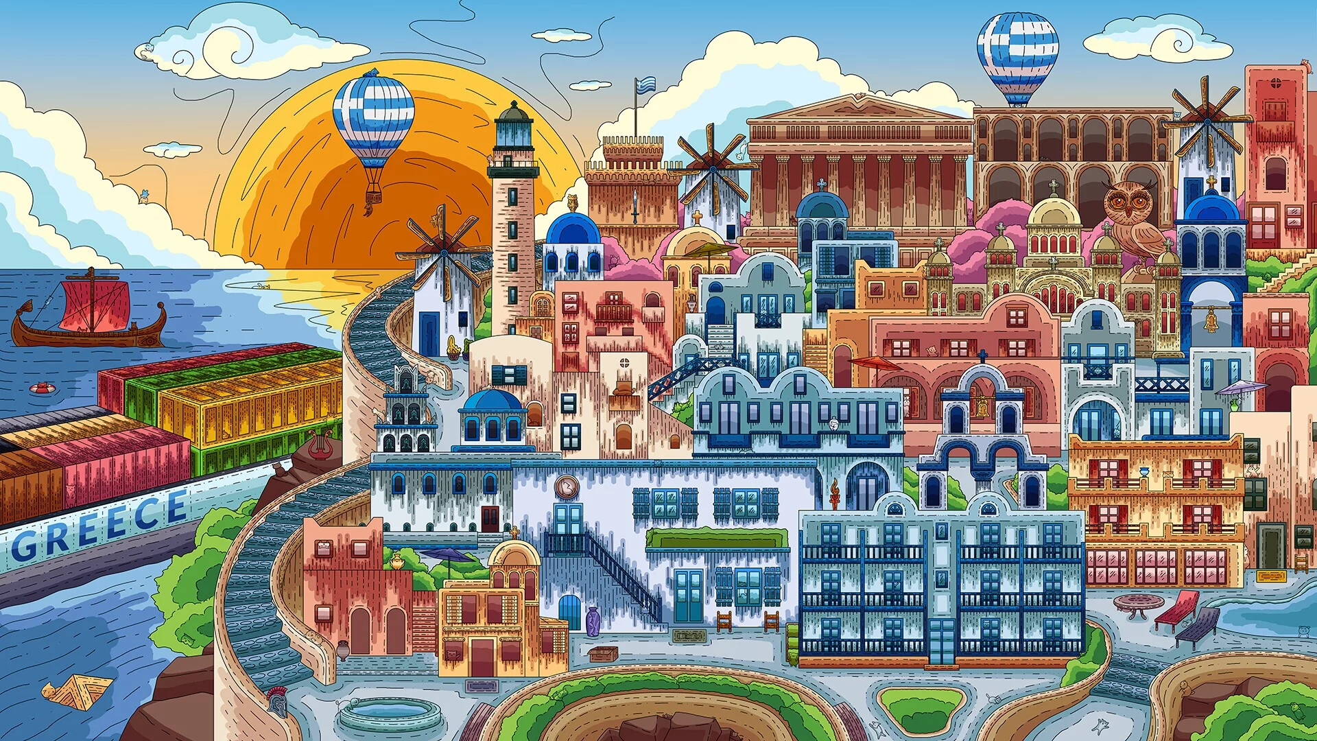 Изображение игры: 100 Greece Cats