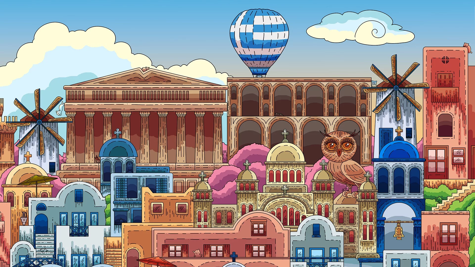 Изображение игры: 100 Greece Cats