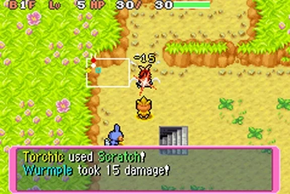 Изображение игры: Pokémon Mystery Dungeon: Red Rescue Team
