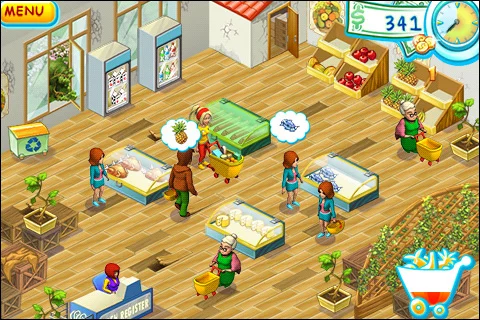 Изображение игры: Supermarket Mania