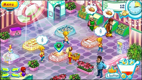 Изображение игры: Supermarket Mania