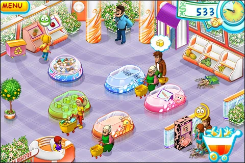 Изображение игры: Supermarket Mania