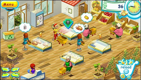 Изображение игры: Supermarket Mania