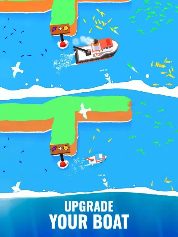 Изображение игры: Fish idle: hooked tycoon