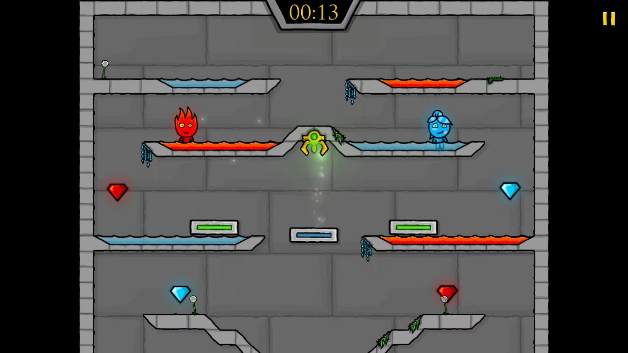 Изображение игры: Fireboy & Watergirl: Fairy Tales