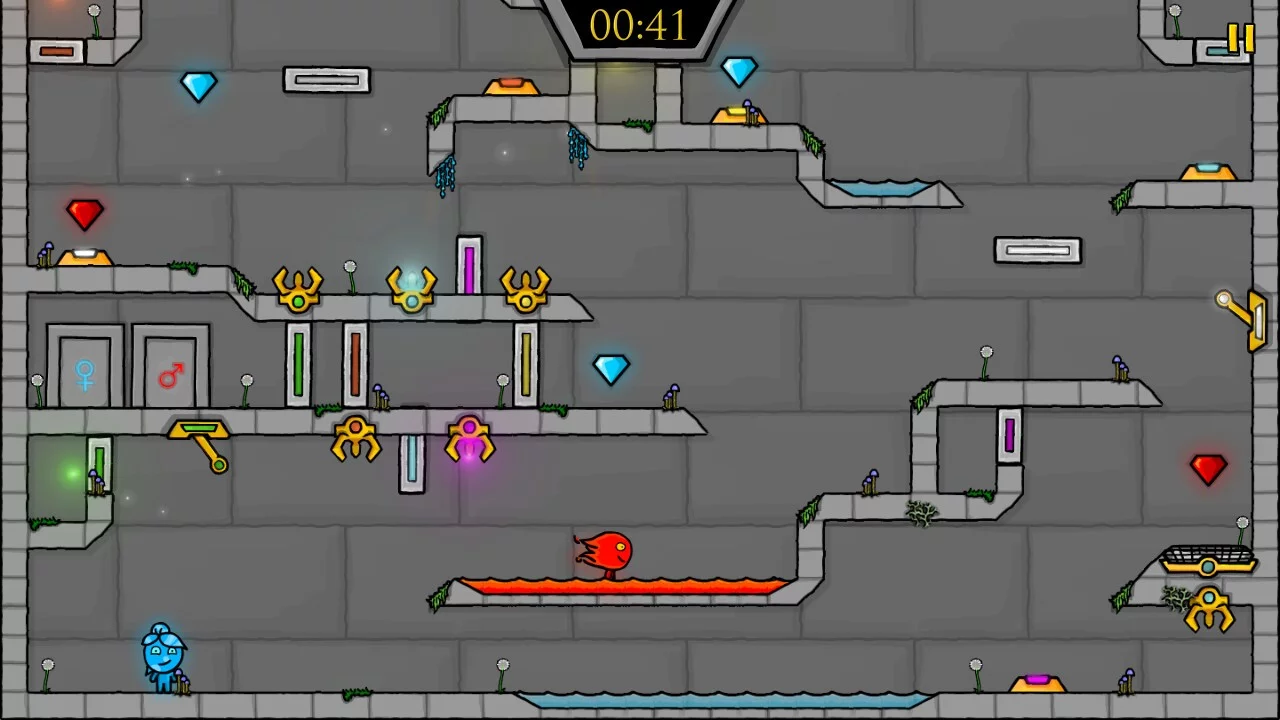 Изображение игры: Fireboy & Watergirl: Fairy Tales
