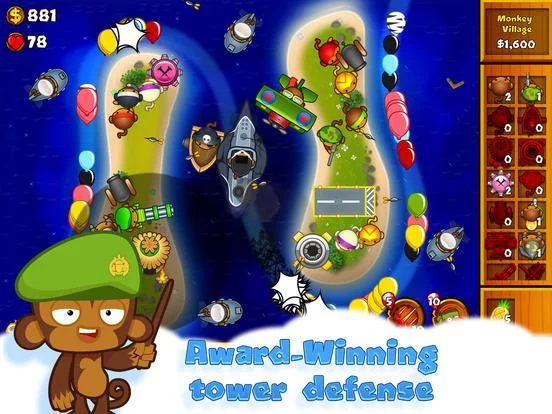 Изображение игры: Bloons Monkey City