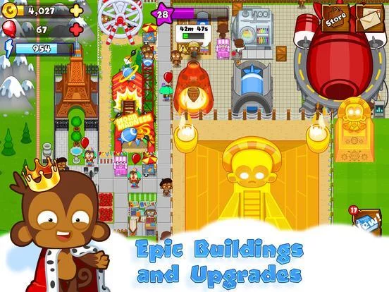 Изображение игры: Bloons Monkey City