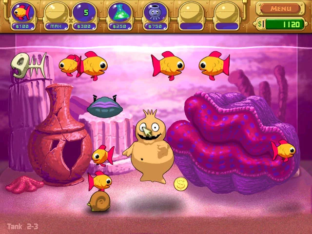 Изображение игры: Insaniquarium Deluxe