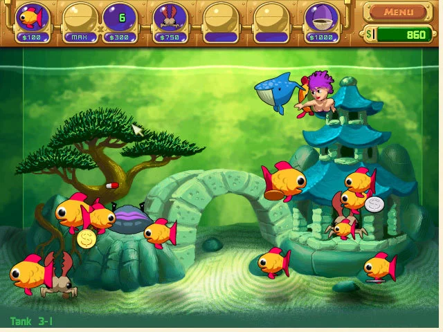 Изображение игры: Insaniquarium Deluxe
