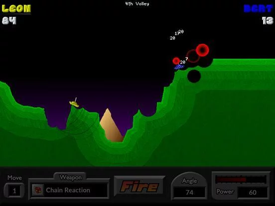 Изображение игры: Pocket Tanks