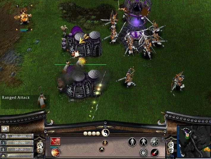 Изображение игры: Battle Realms + Winter of the Wolf