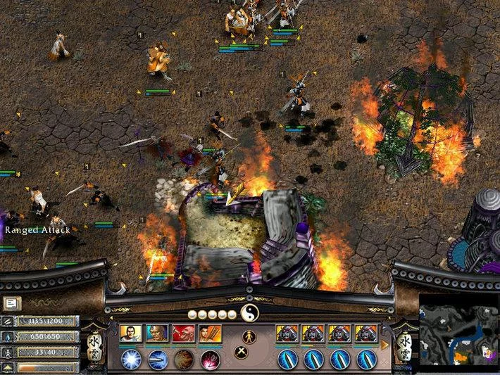 Изображение игры: Battle Realms + Winter of the Wolf