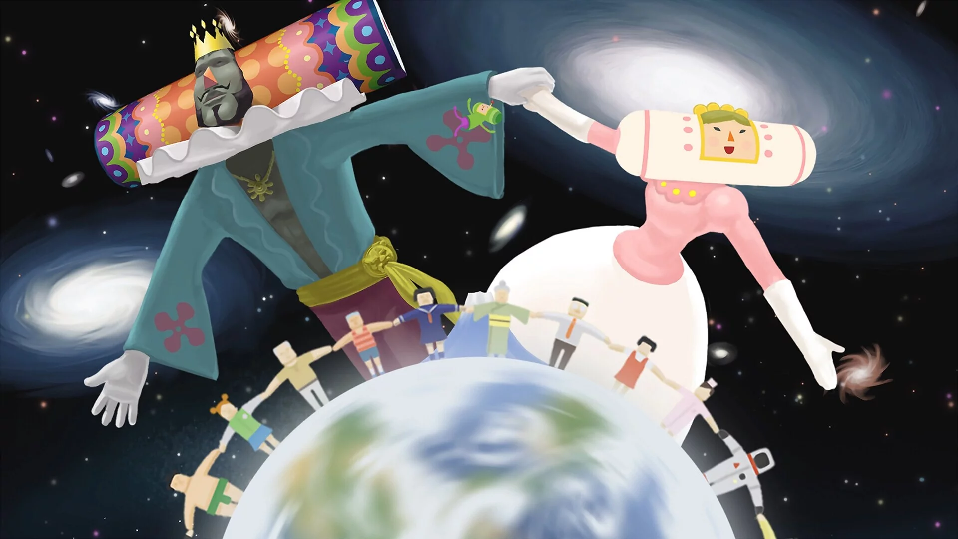 Изображение игры: We Love Katamari REROLL+ Royal Reverie