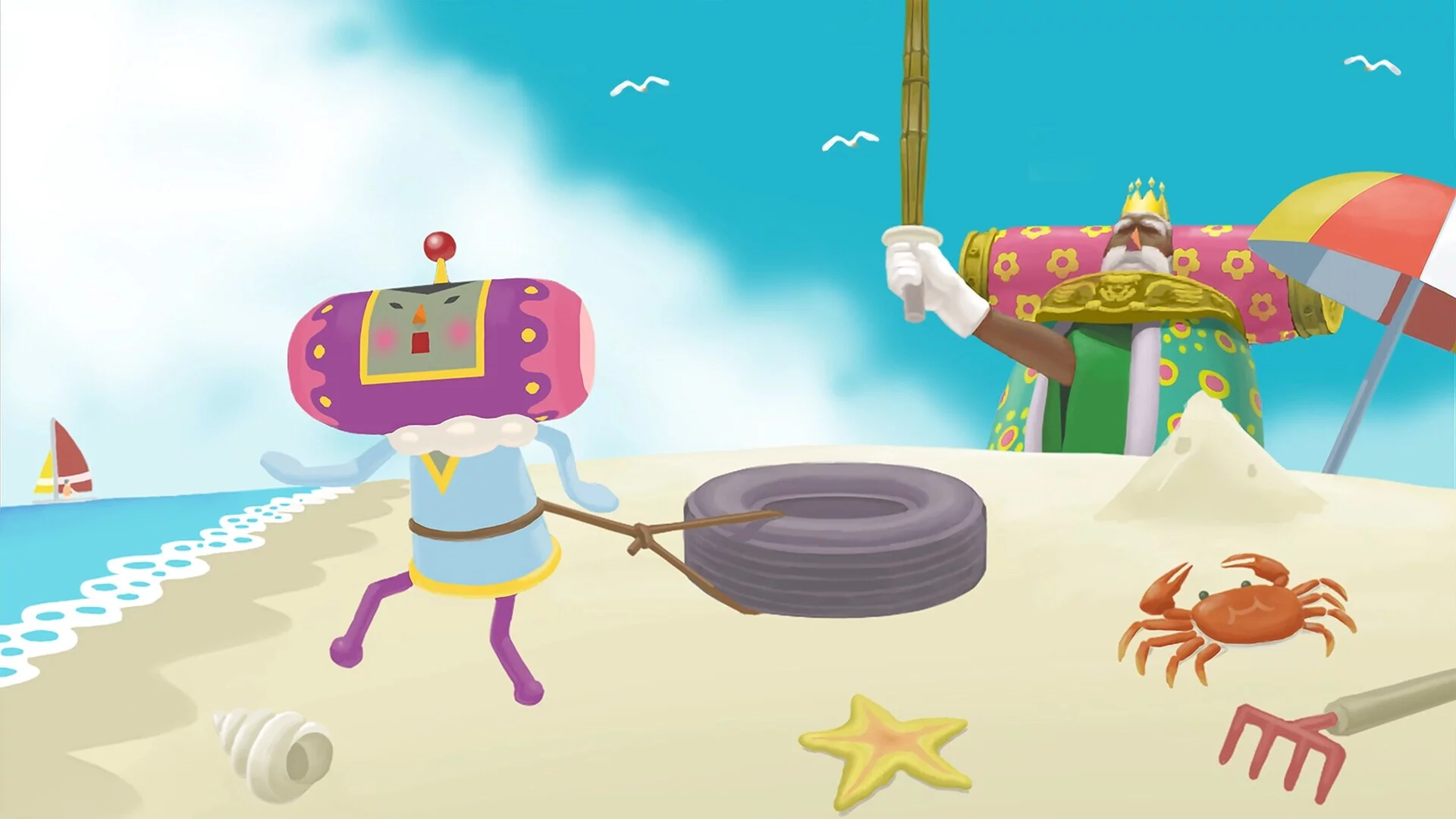 Изображение игры: We Love Katamari REROLL+ Royal Reverie