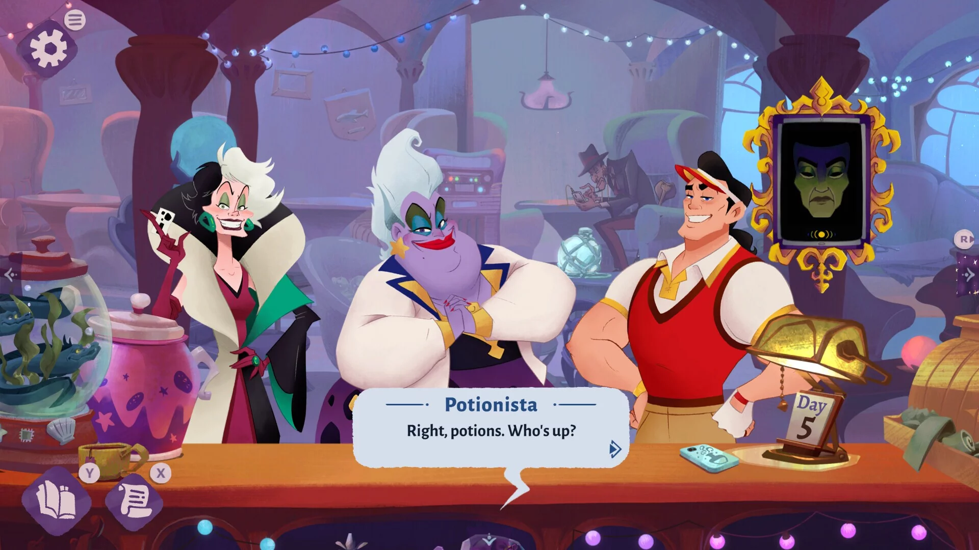 Изображение игры: Disney Villains Cursed Café