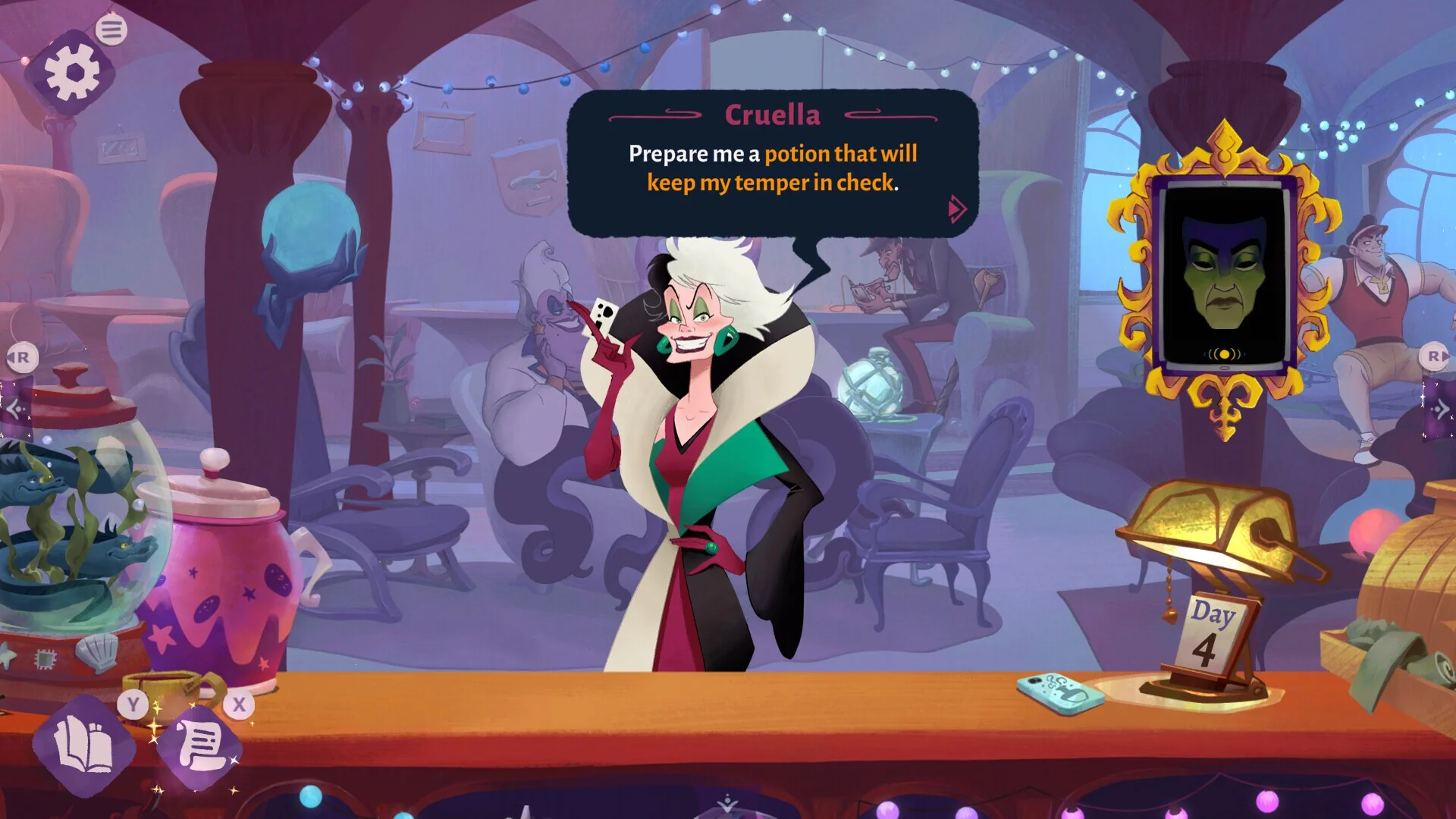 Изображение игры: Disney Villains Cursed Café