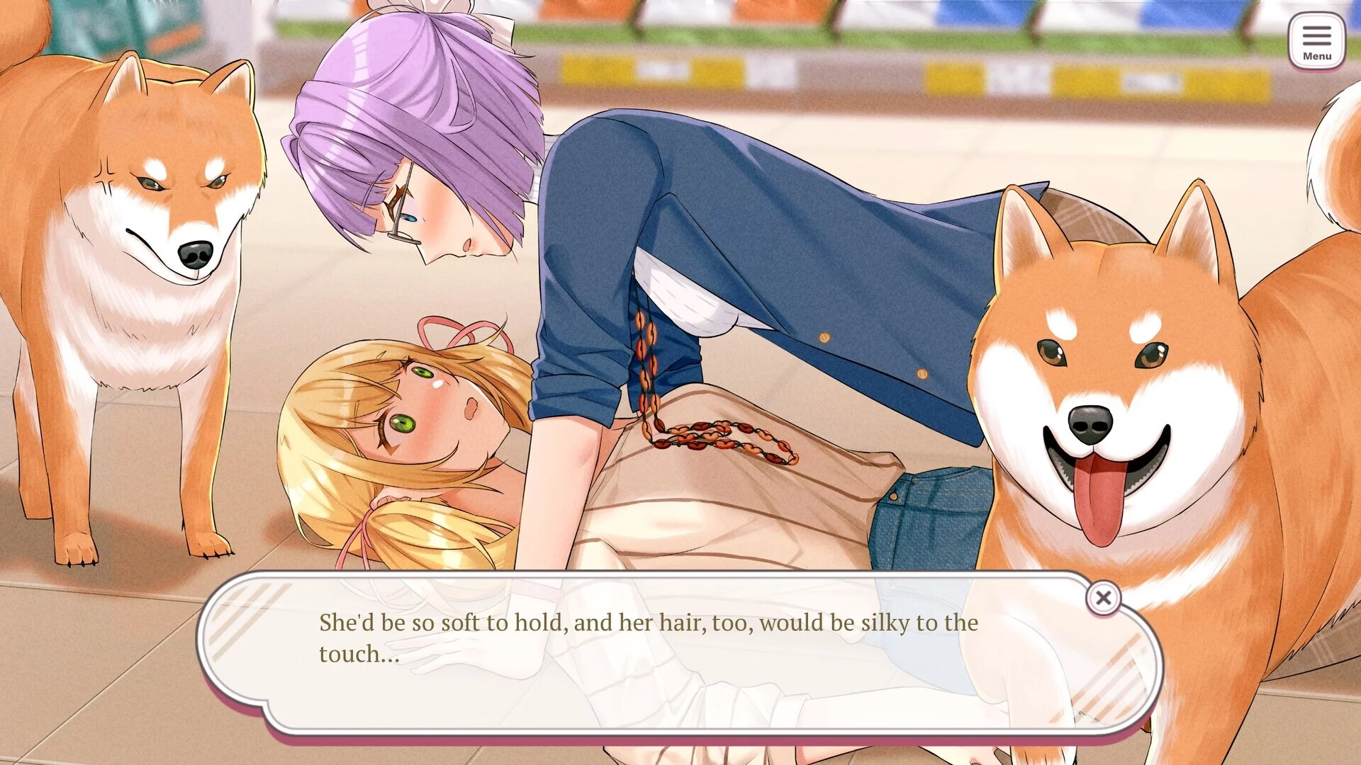 Изображение игры: Double Date - Yuri Visual Novel