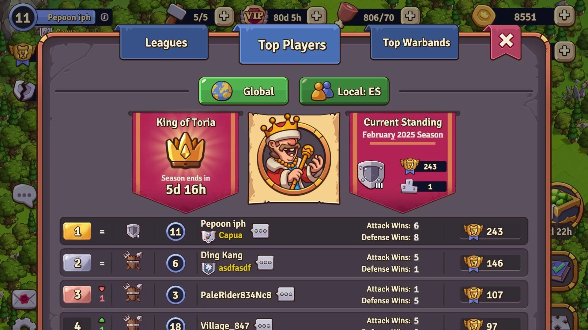 Изображение игры: Bandits vs Lords: Epic Clash