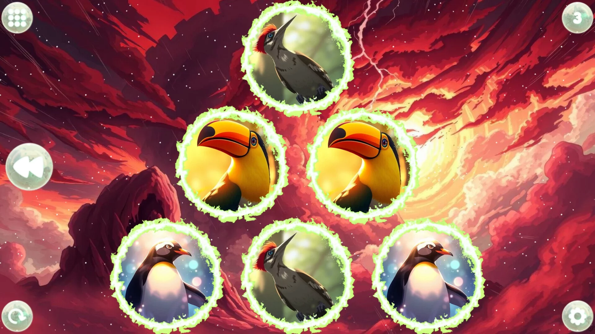 Изображение игры: Anime Dream Match: Birds