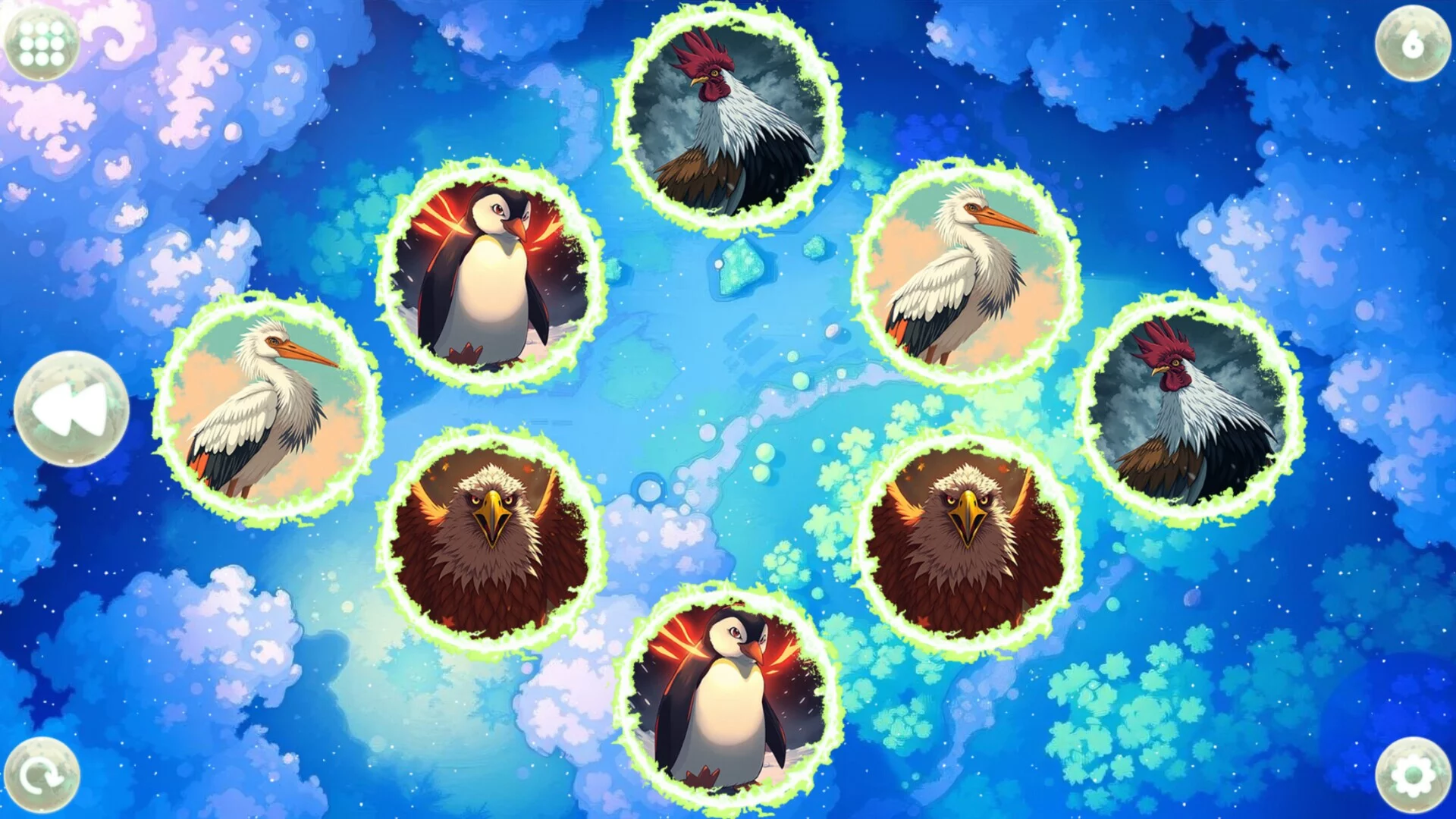 Изображение игры: Anime Dream Match: Birds
