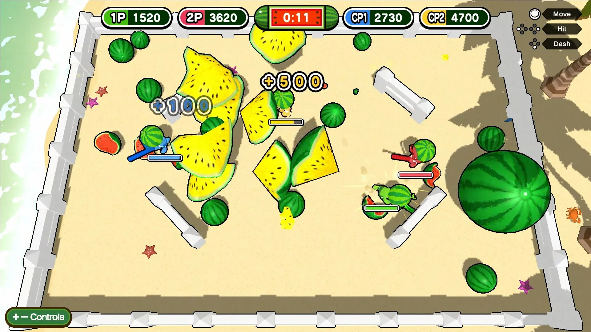 Изображение игры: Hit! Spin! Watermelon Party