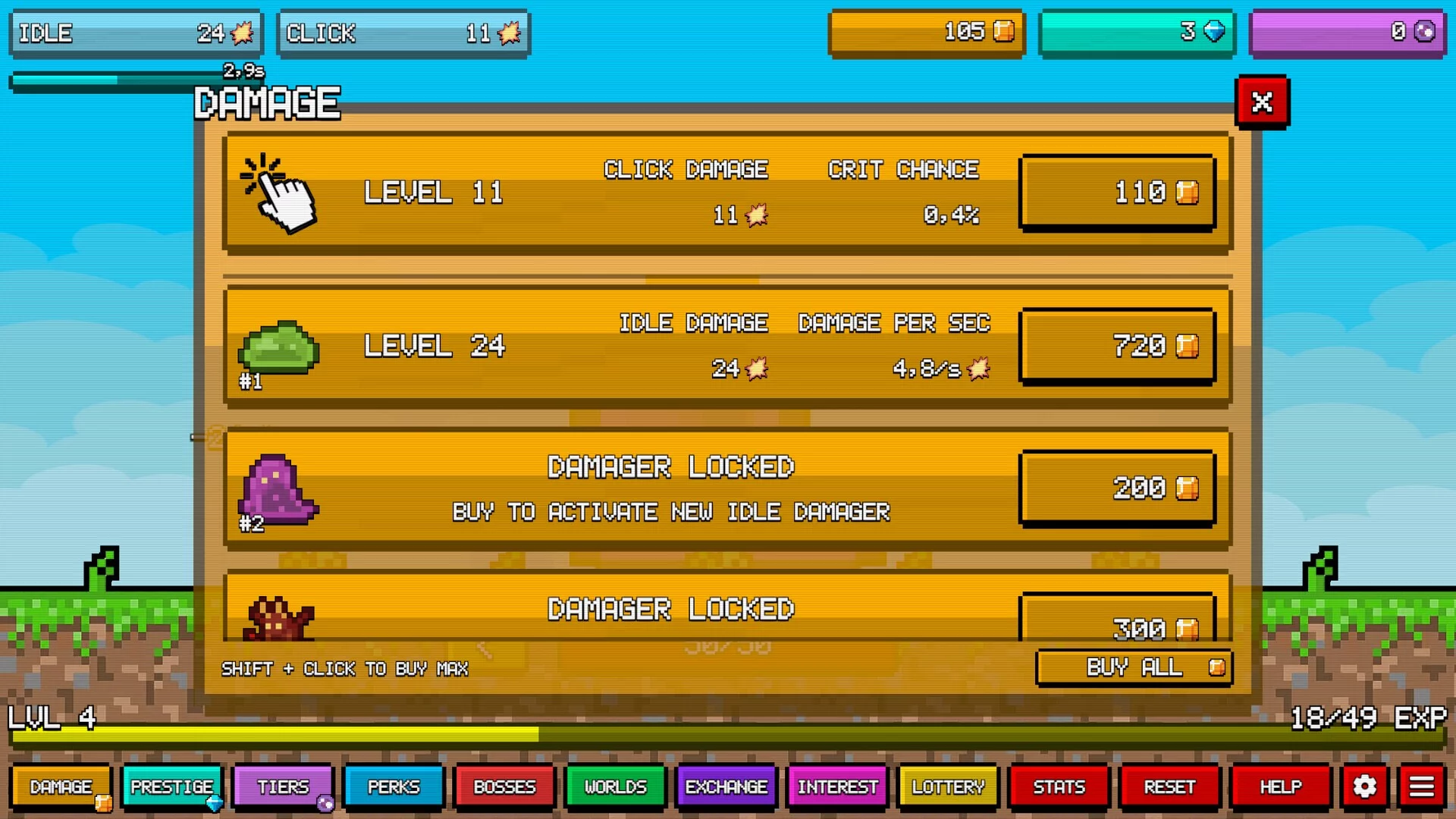 Изображение игры: Idle Pixels