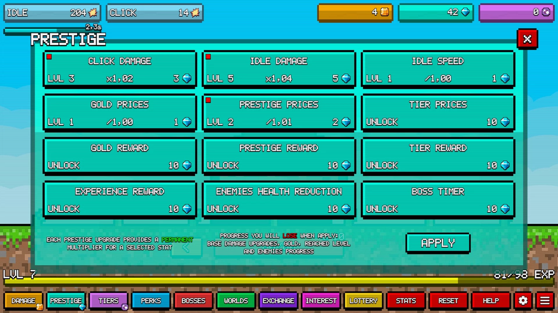 Изображение игры: Idle Pixels