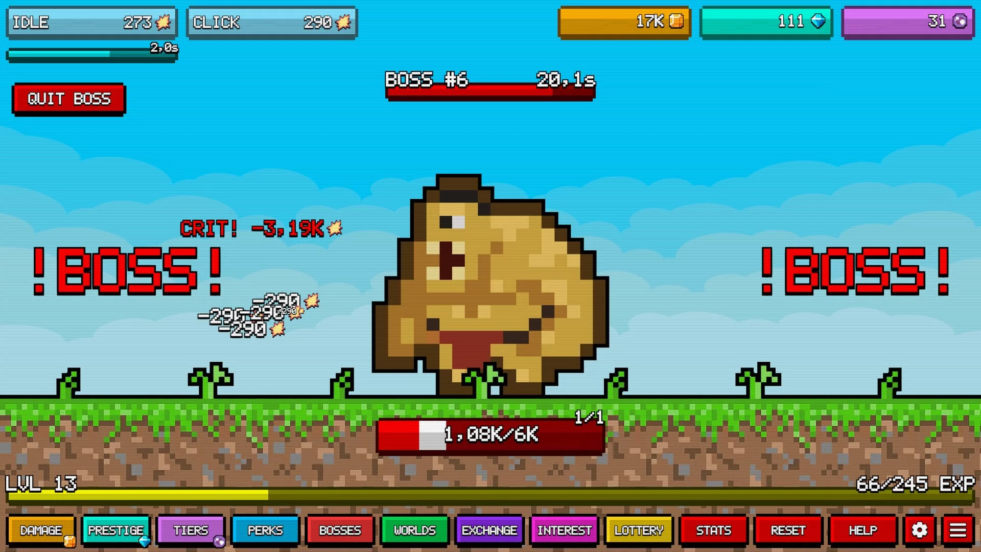 Изображение игры: Idle Pixels