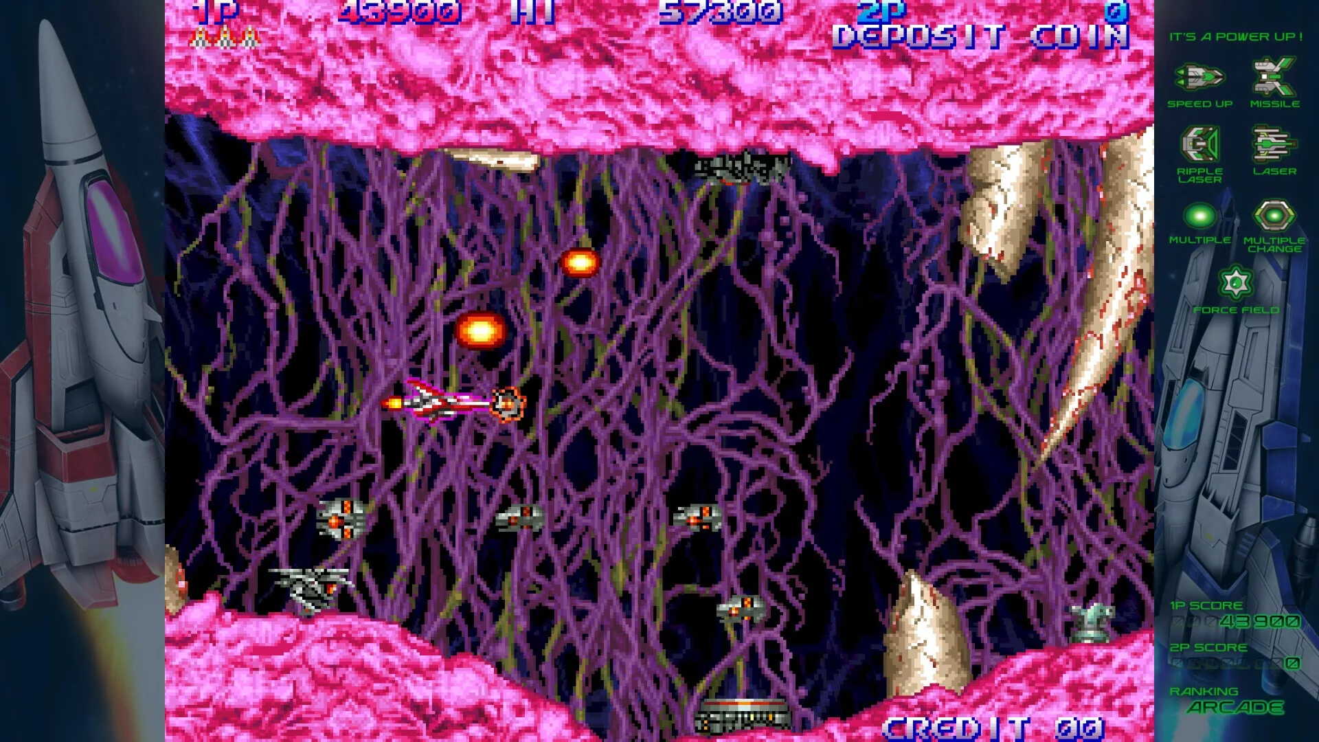 Изображение игры: GRADIUS ORIGINS