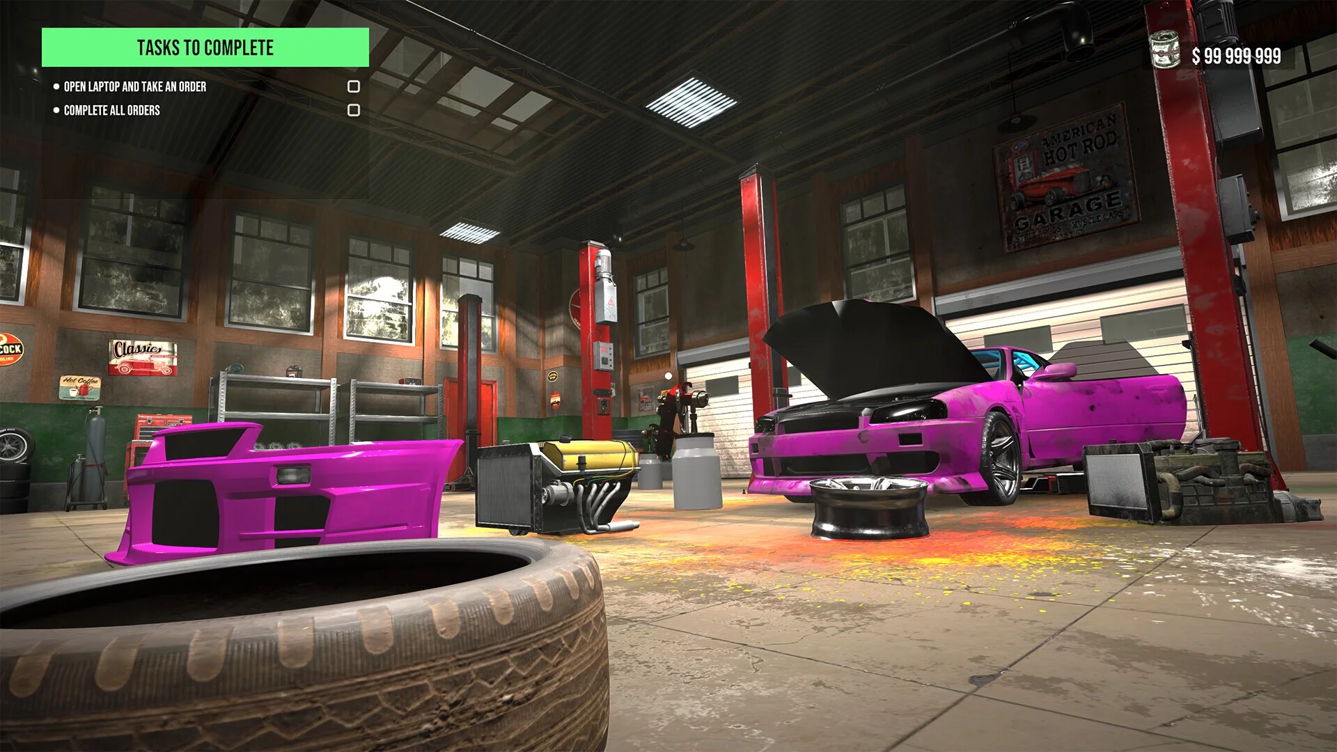 Изображение игры: Car Tuning Garage Simulator