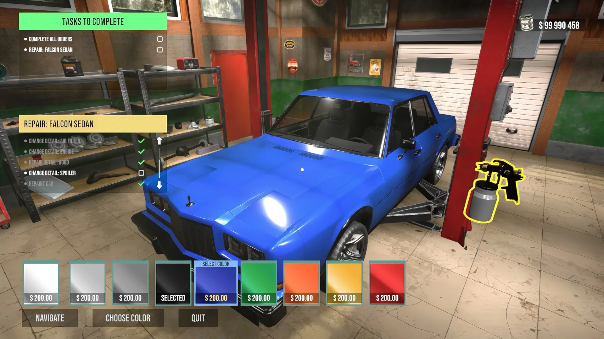 Изображение игры: Car Tuning Garage Simulator