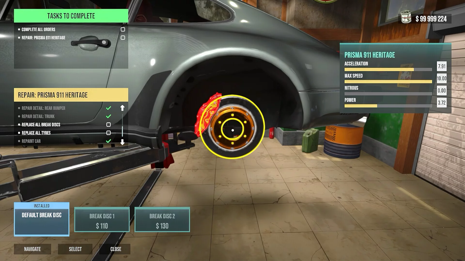 Изображение игры: Car Tuning Garage Simulator